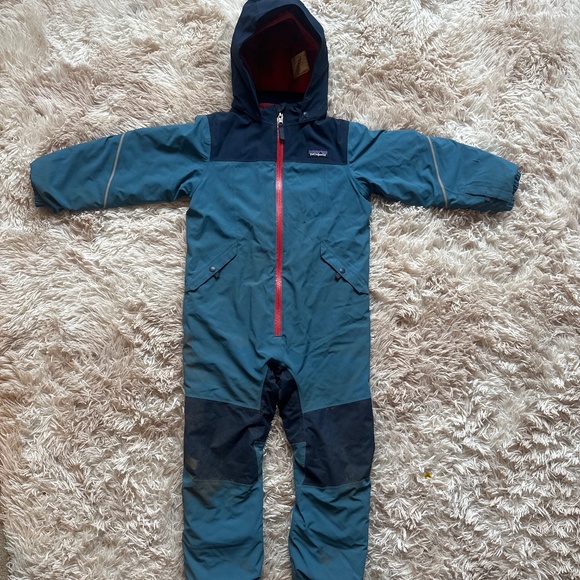 Patagonia Baby Snow Pile One Piece Snowsuit Size 5T - Picture 1 of 6